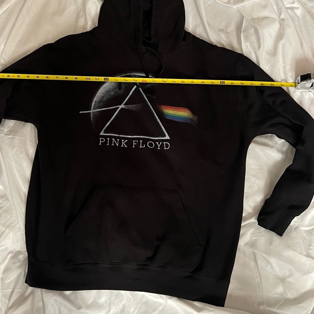 Vintage Pink Floyd Black Hoodie Men’s L Dark Side of The Moon Hoodie - Picture 5 of 9